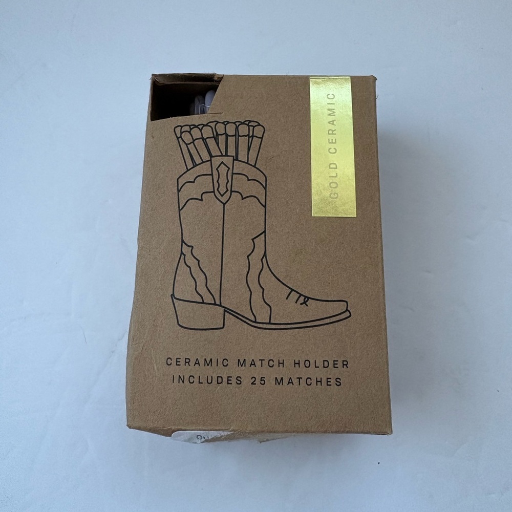 NWT Paddywax Cowboy Boot Match Holder - Picture 11 of 11
